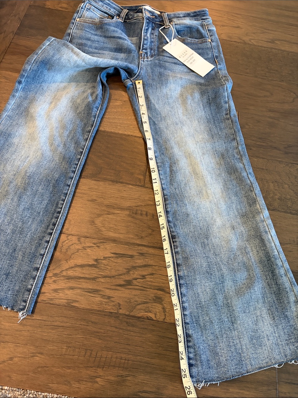 Risen Wide Leg Ankle Jeans Sz 9/29 - Picture 7 of 8